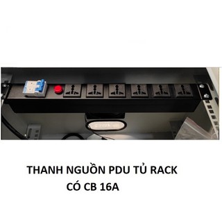 Thanh nguồn tủ rack 19 inch, thanh nguồn PDU sơn tĩnh điện