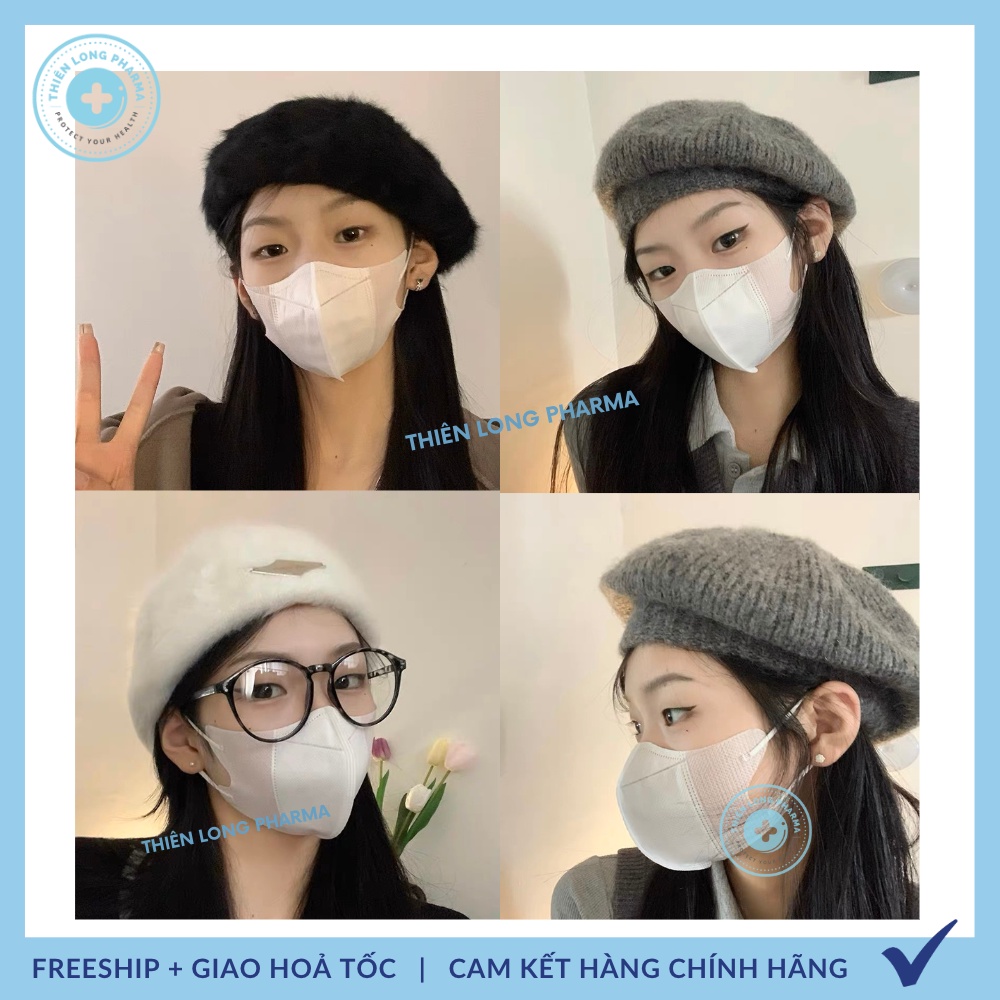 [Thùng 100 Cái] Khẩu trang 5D PT Mask kiểu dáng cải tiến 3 lớp kháng khuẩn chính hãng công ty Phương Tuyến