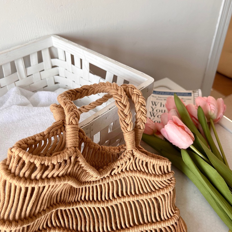 Túi Lưới Đeo Vai Phong Cách Hàn Quốc Cổ Điển