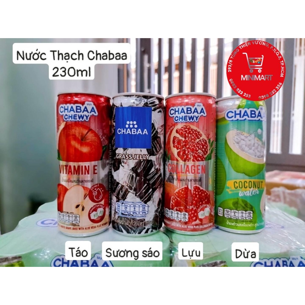 NƯỚC TRÁI CÂY THÁI LAN CHABAA 230ml