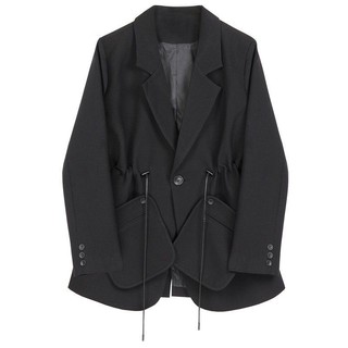 Áo blazer eo dây rút túi bản to - hàng order