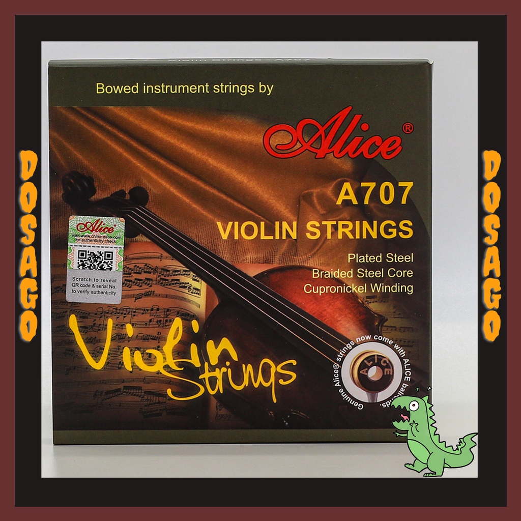 Chính hãng - Dây đàn Alice A707 dành cho đàn violin cao cấp tặng kèm thêm 1 dây E