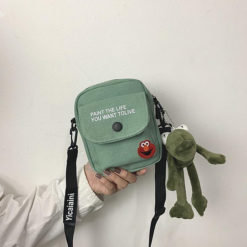 Babyfair Túi Đeo Vai Dễ Thương Thời Trang 2 Vải Nhẹ Dung Tích Lớn Cho Bé Gái