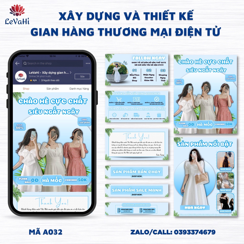 Template ngành thời trang nữ, Banner trang trí gian hàng thời trang nữ, tặng kèm khung sản phẩm