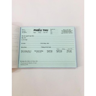 Phiếu thu chi 2 liên