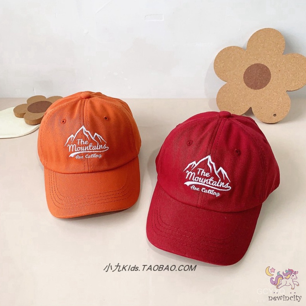 Mũ Lưỡi Trai Thêu Chữ Phong Cách Hàn Quốc Cho Bé