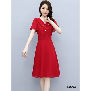 Váy đầm dự tiệc sang trọng thiết kế dáng chữ A che khuyết điểm đẹp, chất liệu voan lụa cao cấp HN22