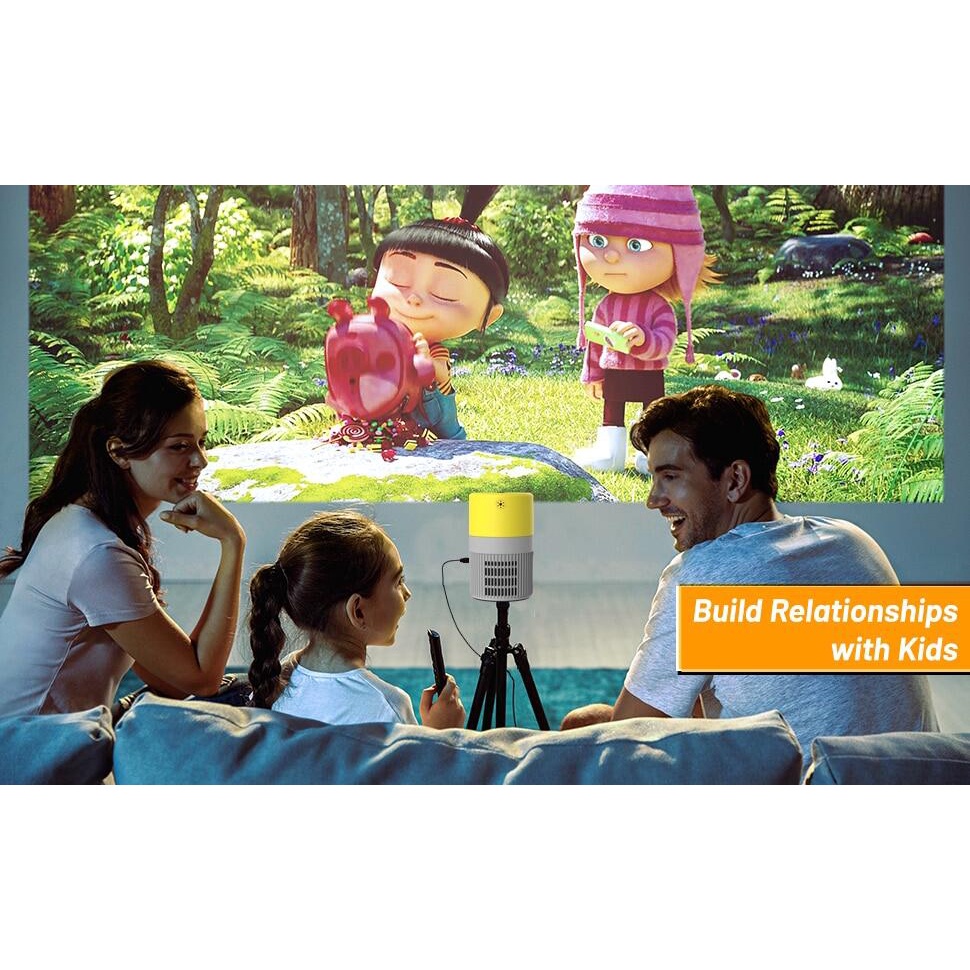 Máy ChiếU Mini YT400 HD 1080P LED HDMI Cho ĐiệN ThoạI / Laptop