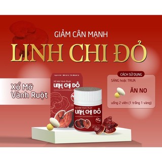 (Chính Hãng Mẫu New) XỔ MỠ VÀNH RUỘT LINH  CHI ĐỎ