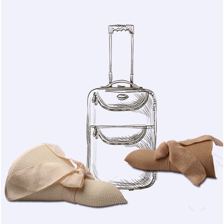 Nón cói đi biển vành rộng chống nắng có viên nơ siêu xinh 55x60 cm