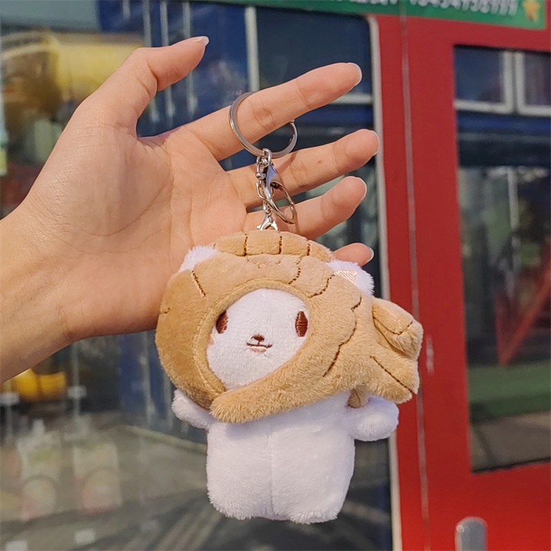 Móc Khóa Hình Mèo Kitty Nhồi Bông Dễ Thương Có Thể Tháo Rời