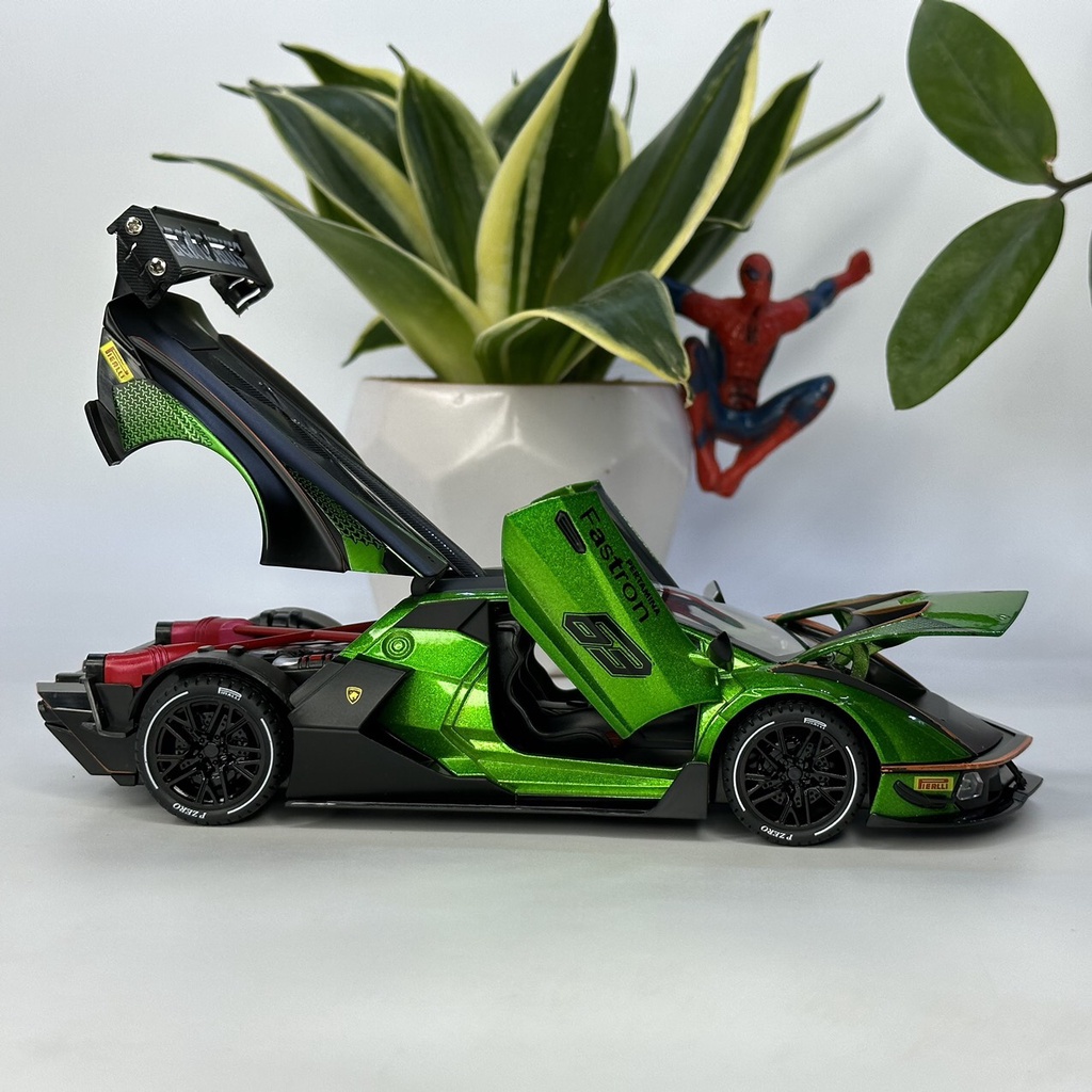 Mô hình siêu xe Lamborghini Essanza SCV12 tỷ lệ 1:24 siêu xe đường đua mạnh mẽ nhất