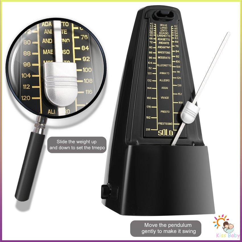 Outad Máy đếm nhịp cơ học truyền thống dành cho nhạc sĩ chơi cụ piano