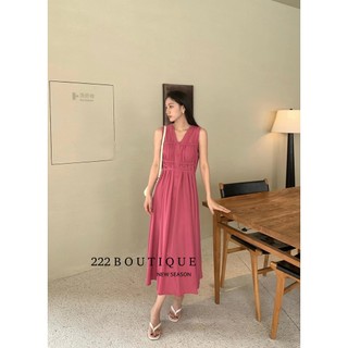 Váy kuose hq 16296 nhún ngực cúc