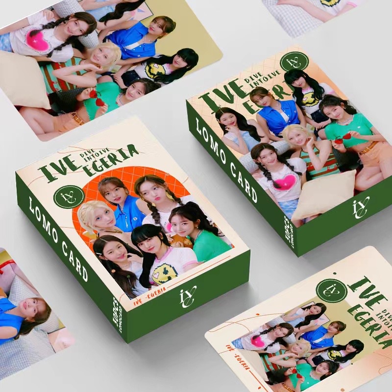 Hộp ảnh lomo card hai mặt NEW JEANS LESSERAFIM Album STRAY IVE NMIXX KEP1ER THE BOYZ ITZY TXT