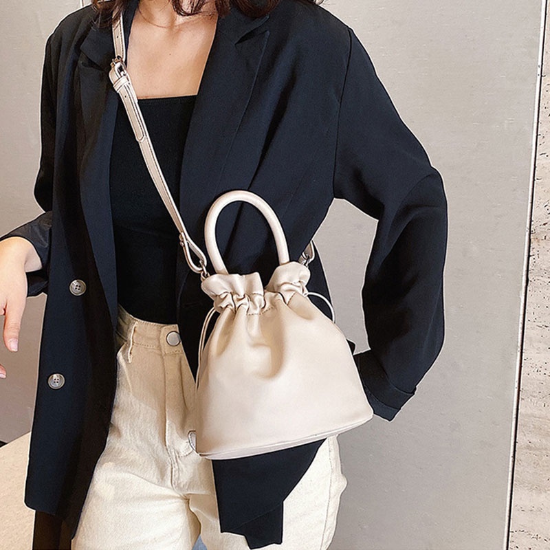 MISCHA Túi Đeo Chéo Vai mini Bằng Da PU Thời Trang Sành Điệu Cho Nữ