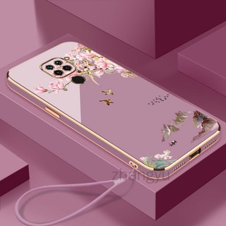 Ốp lưng redmi note 9s xiaomi redmi note 9 pro note 9 4g chim nhỏ tranh sơn thủytrường hợp điện thoại siêu mỏng mạ điện chống sốc trường hợp điện thoại redmi note 9s xiaomi redmi note 9 pro note 9 4g