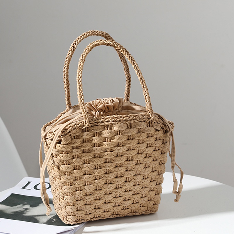 Túi Xách Đan Lát Kiểu Dáng Đơn Giản Hợp Thời Trang Cho Nữ