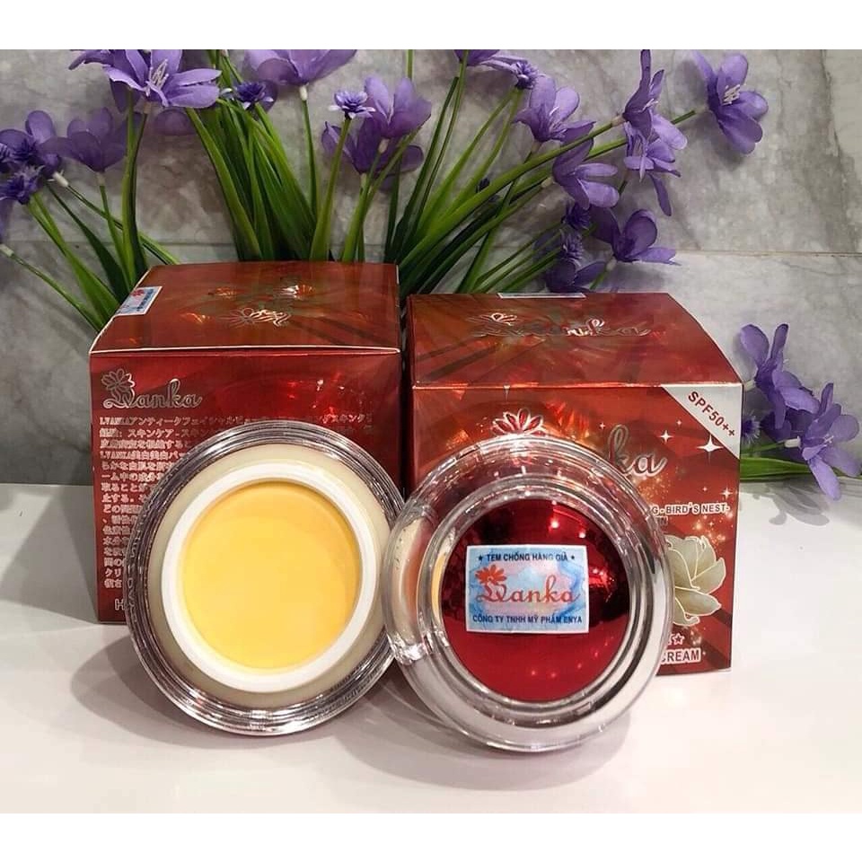 kem LVANKA dưỡng trắng da cao cấp - nám chuyên sâu 25g (Đỏ)