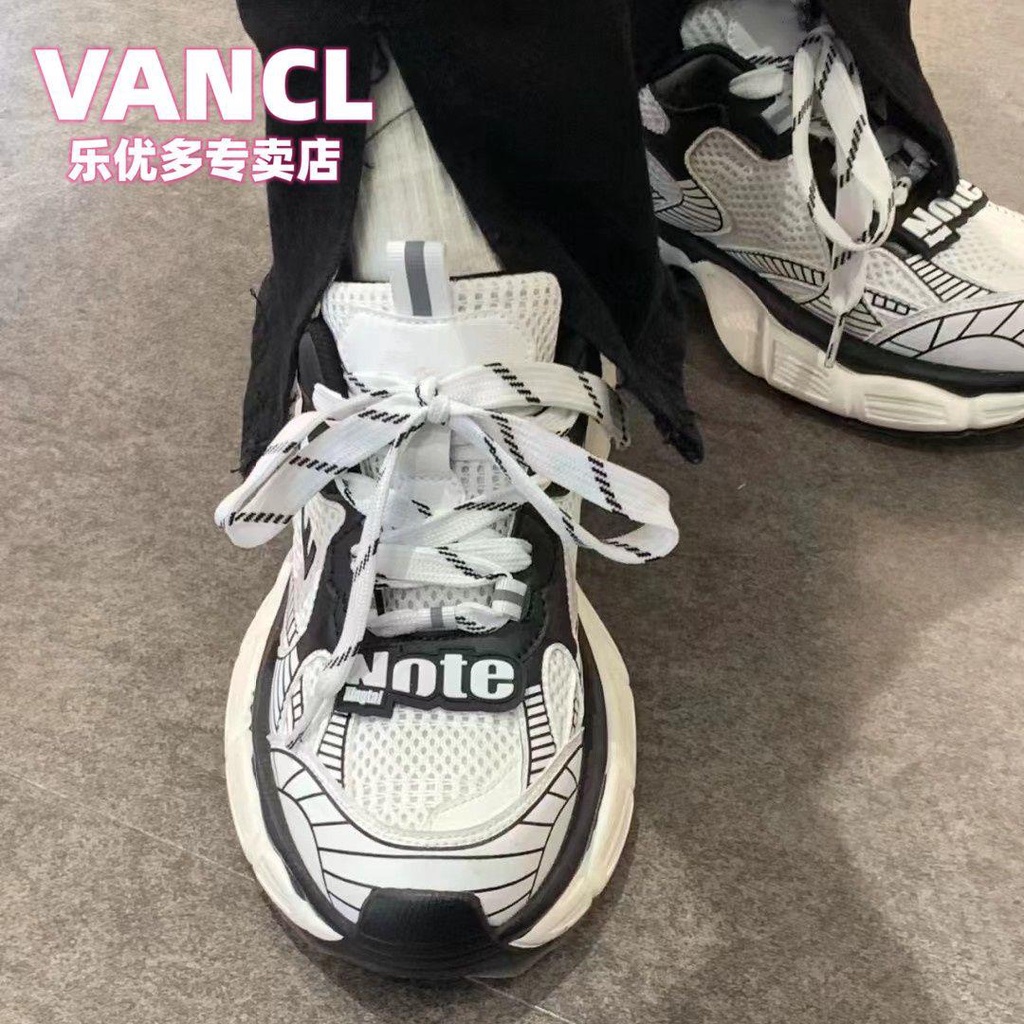 Giày Thể Thao Đế Dày Tăng Chiều Cao Phong Cách Paris Mới 2023