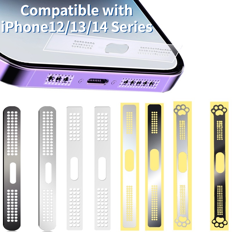 [Featured] Miếng Dán Kim Loại Lưới Đáy Loa Điện Thoại Cầm Tay Bảo Vệ Cổng Sạc Nước Chống Bụi Chất Lượng Cao