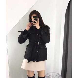 [ORDER] Áo phao trần trám thắt eo Ulzzang