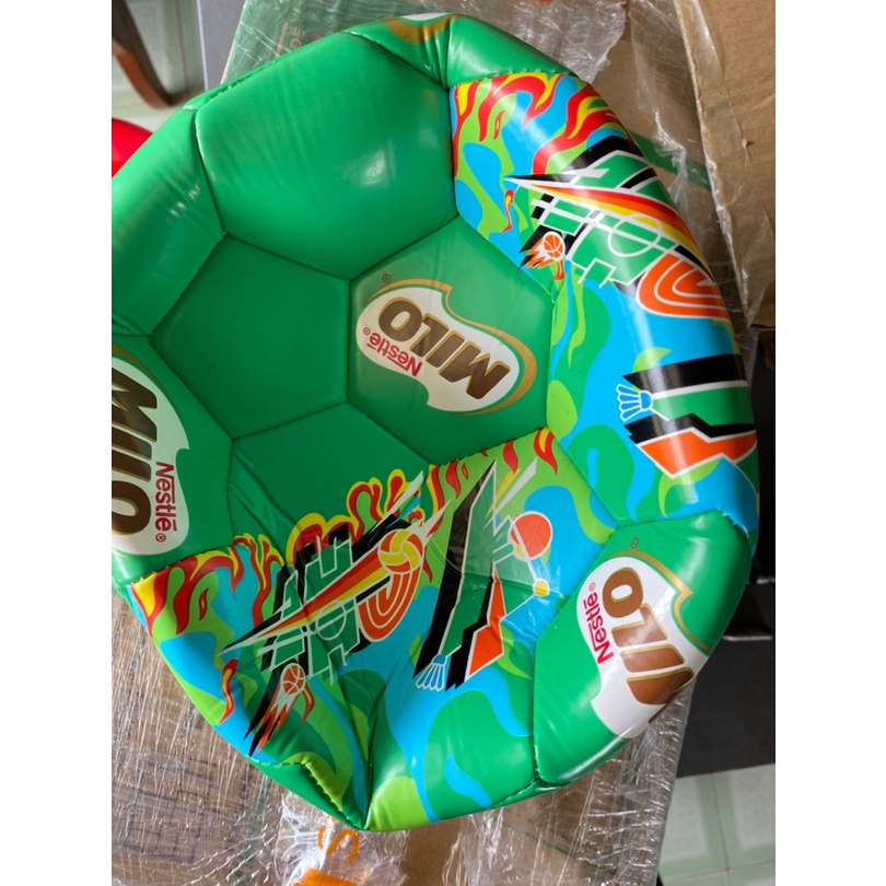 BANH ĐÁ BÓNG MILO SIZE 4 22CM CHO BÉ-  CHẤT LIỆU DA CAO CẤP