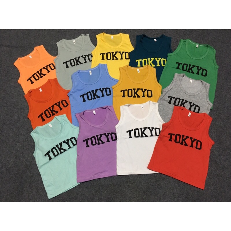 Áo ba lỗ cho bé trai/ gái 8-25kg