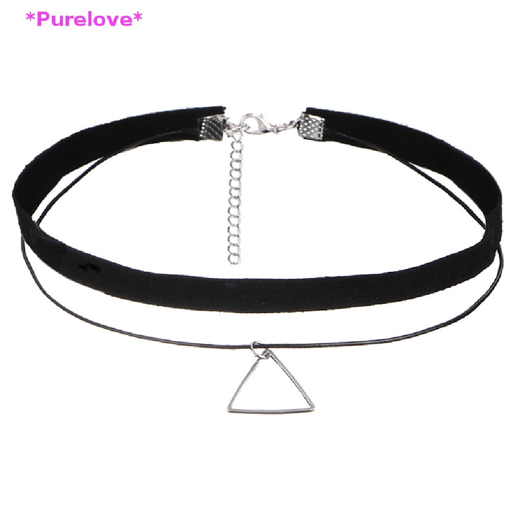 Vòng Cổ Choker Dây Nhung Co Giãn Phong Cách Gothic Thời Trang Mới