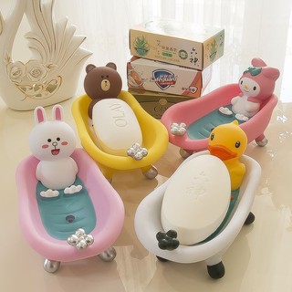 Khay đựng xà phòng kiểu hoạt hình sáng tạo dễ thương