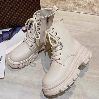(Order) Boots chiến binh cổ lửng basic siêu chất, dễ phối đồ 2 màu đế 5cm