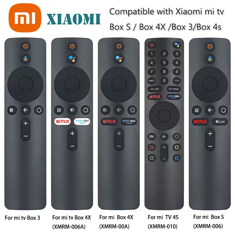 Điều Khiển Từ Xa XMRM-006A XMRM-00A XMRM-010 XMRM-006 Xiaomi Mi TV BOX 4S BOX 4X BOX 3 Mi TV BOX 3 / 2 / 1