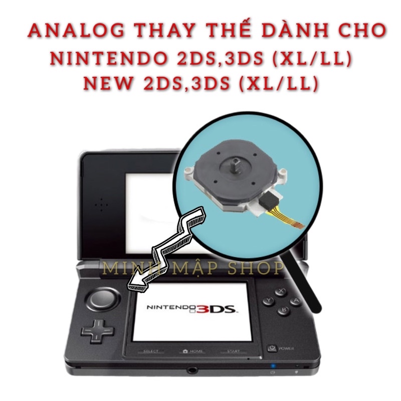 Analog thay thế cho Nintendo 2DS,3DS (XL/LL),New 2DS,3DS(XL/LL)