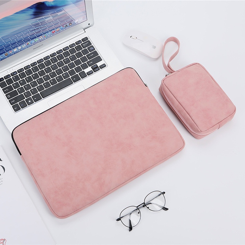 Laptop Sleeve Case 13 14 15.4 15.6 Inch HP Huawei D14 D15 Notebook Bag Carrying Bag for Macbook Air Pro 13.3 Shockproof Case for Men Women MVGQ