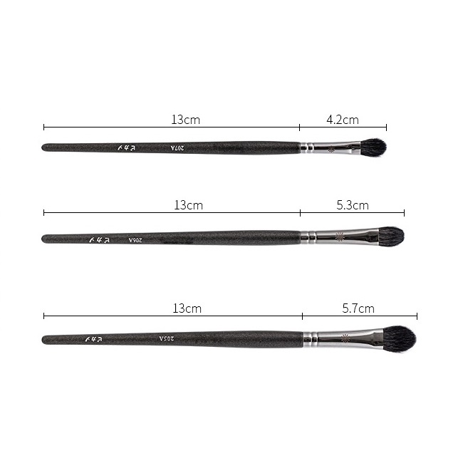 Bộ 3 Cọ Trang Điểm Mắt Lông Thú Picasso 205a 206a 207a