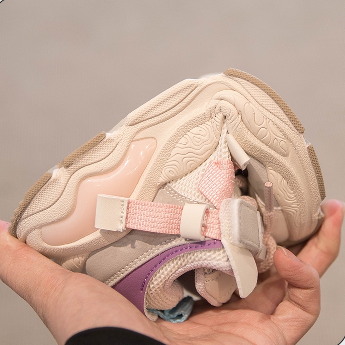 [Hàng Mới Về] Giày Thể Thao Đế Mềm Thoải Mái Dễ Phối Đồ Hợp Thời Trang Xuân Thu Cho Bé Gái