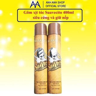 Gôm xịt tạo kiểu tóc SUAVECITO MULTIVARIANT 400ml