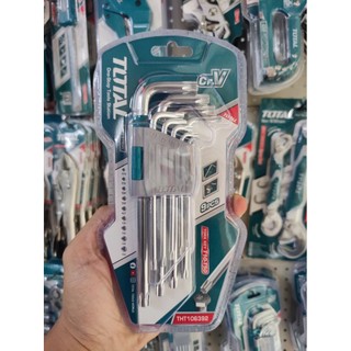 THT106392 T10-T50 Bộ lục giác bông 9 chi tiết Total