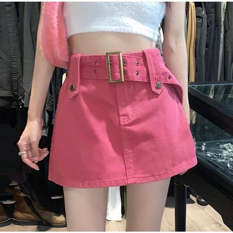 Chân Váy KAKI CÓ LÓT TRONG KÈM DÂY NỊT Vải Kaki CO GIÃN Tuy Rẻ  mà chất lượng bao hàng