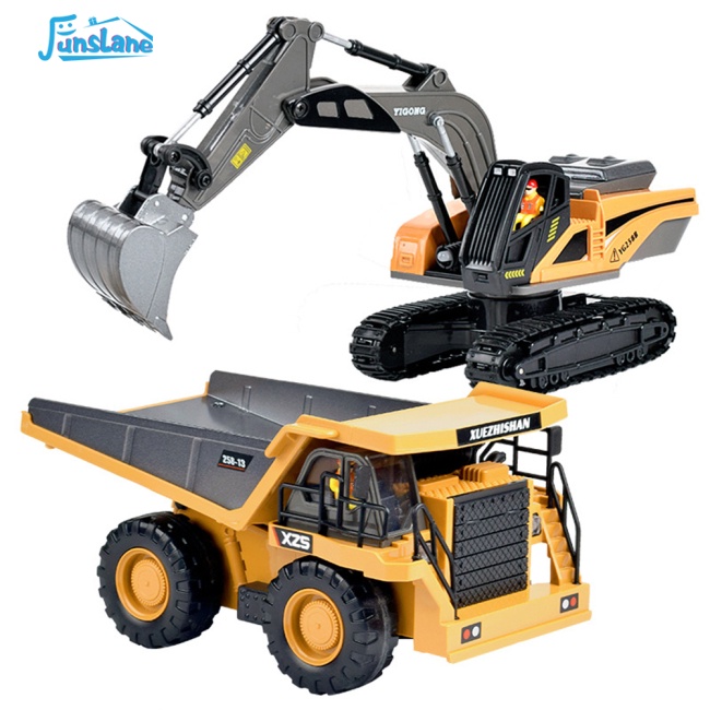Mô Hình Xe Cần Cẩu Điều Khiển Từ Xa Vui Nhộn