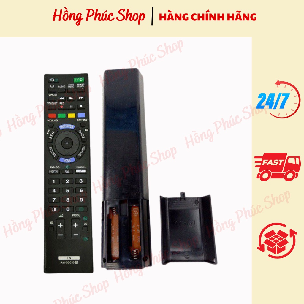Remote tivi Sony - Điều khiển tivi Sony - Remote Tivi Sony RM-GD030 gd023 gd033 RM-GD031 RM-GD032 RM-GD026 RM-GD027