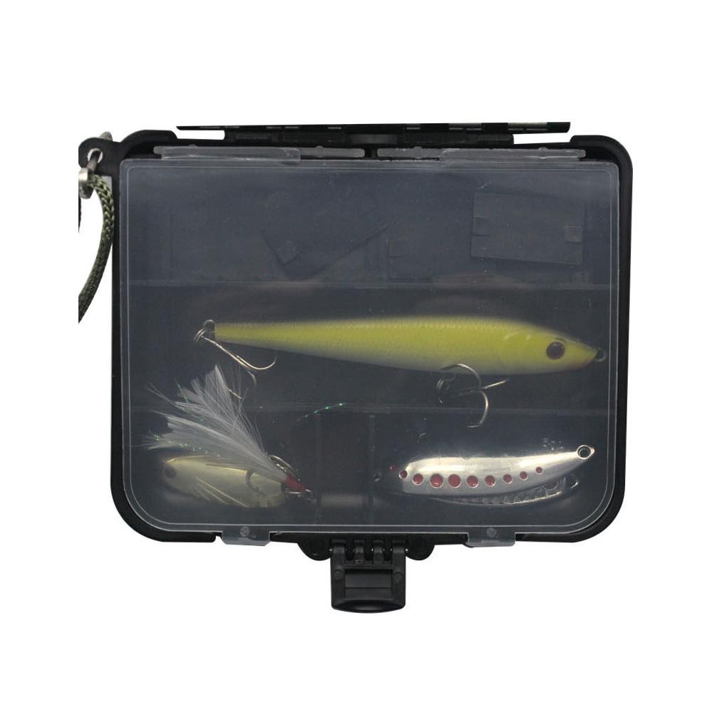 Bộ 2 Hộp Đựng Mồi Câu Cá Bằng Nhựa PVC Có Nắp Đậy Tiện Dụng
