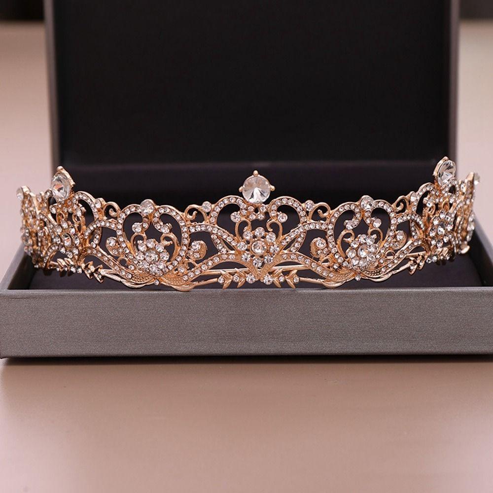 LOMBARD Cài Tóc Hình Vương Miện Đính Đá Sang Trọng Cho Cô Dâu