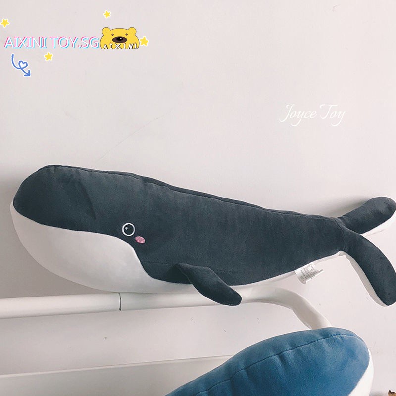 Cá Voi Nhồi Bông Mềm Mại Kích Thước 120cm Dùng Làm Quà Tặng Sinh Nhật Cho Bé