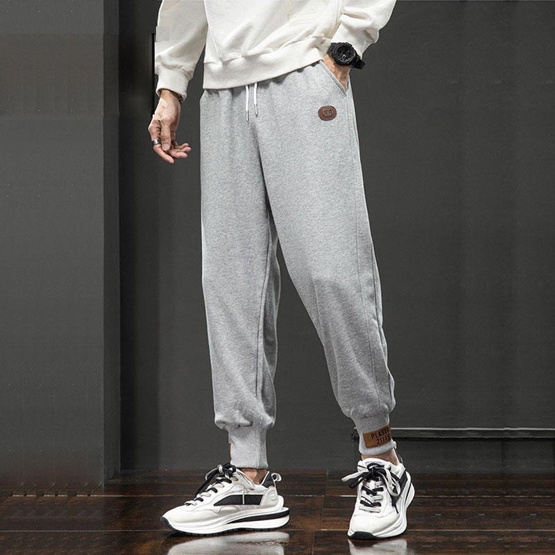 Quần Dài Thể Thao Dáng Rộng Màu Sắc Đơn Giản Cho Nam