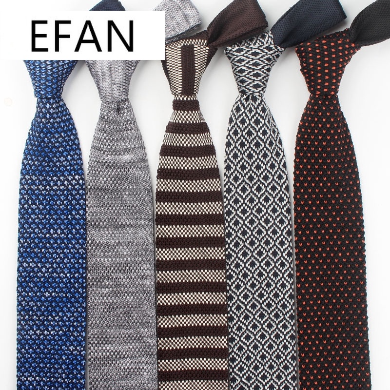 Cà Vạt Lụa Dệt Kim Ôm Dáng Họa Tiết Kẻ Sọc 6CM Thời Trang Cho Nam