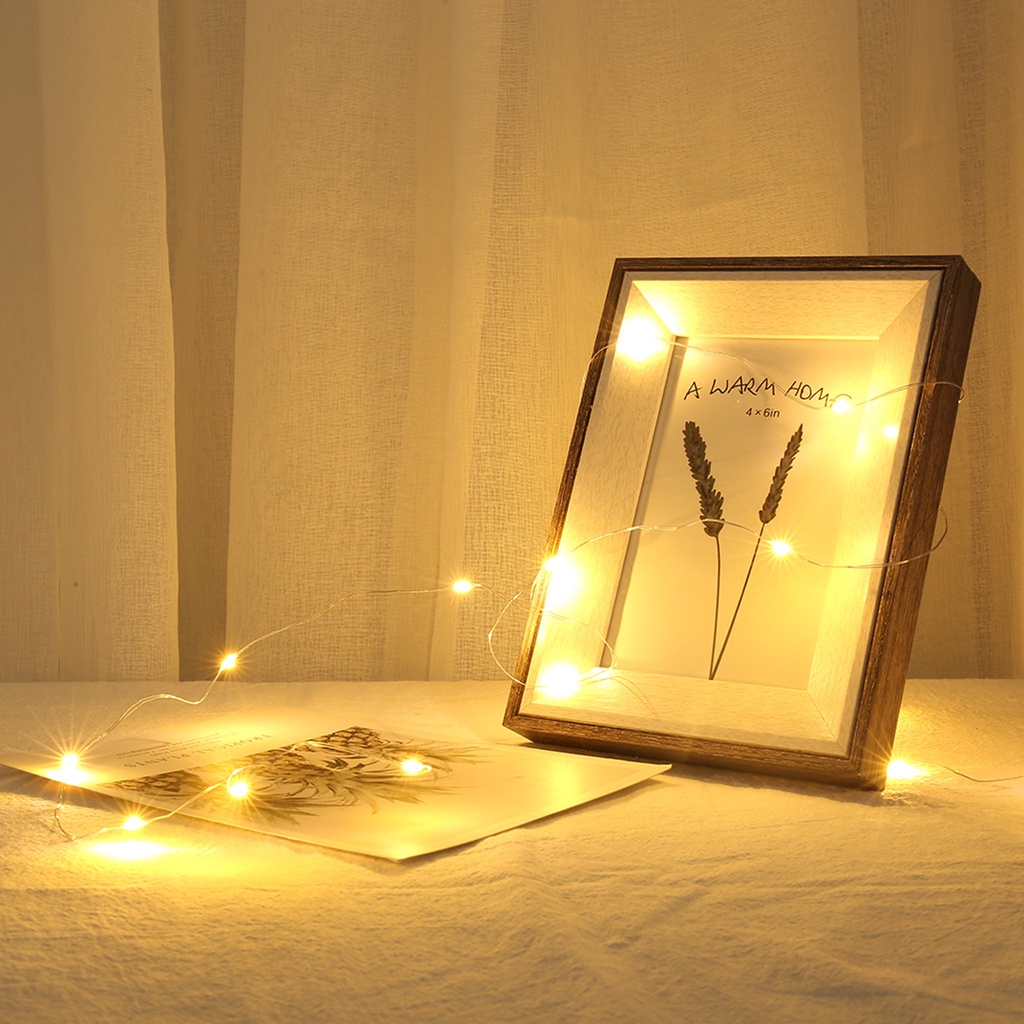 1 Bộ Dây Đèn Rèm Cửa Kim Loại Tiết Kiệm Năng Lượng