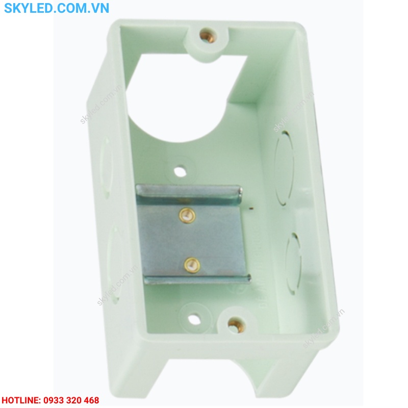 Đế âm đơn - Đế âm đôi - Đế âm chứa át cài MCB -SINO