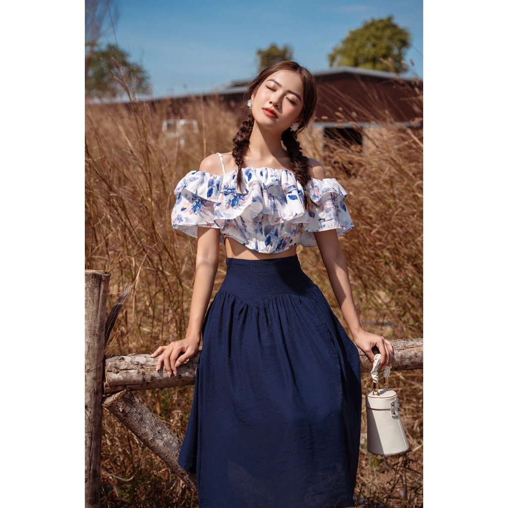 OLV - Chân váy Elisa Navy Skirt