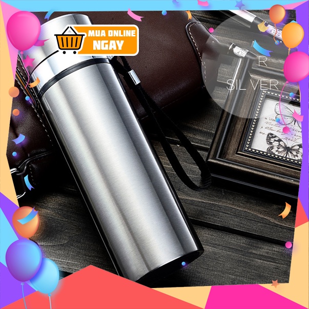 Bình giữ nhiệt, Ly giữ nhiệt Inox 304 dung tích 500ml Happy Home 1977